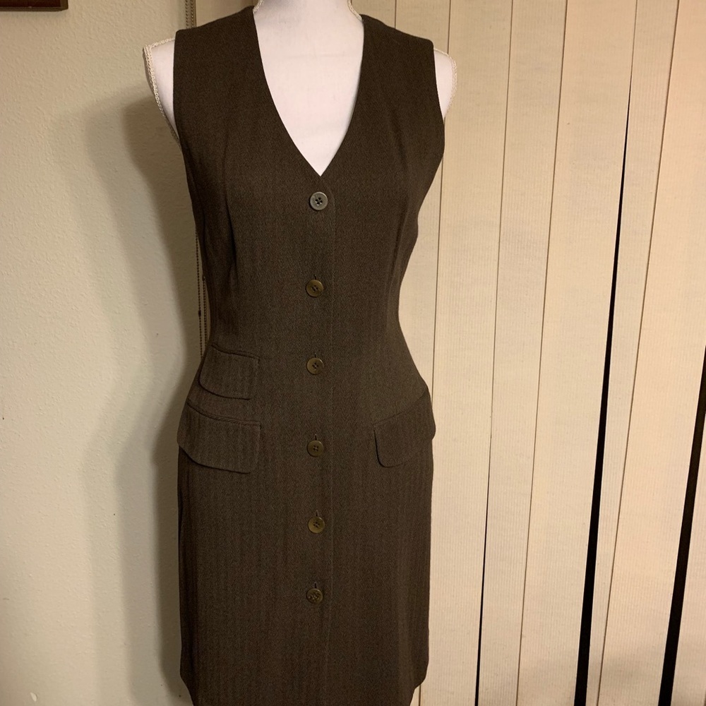 Sleeves Top Size 4 Brown